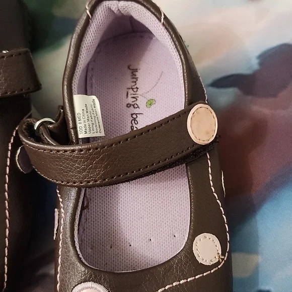 Jumping Bean Girls Shoes Size 8 Toddler EUC - Picture 2 of 5